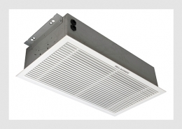 Recessed air curtain