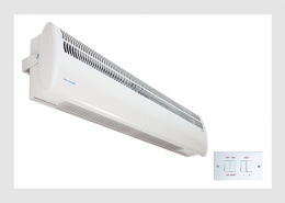 Tall double door air curtain